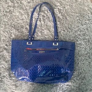 Blue and Floral Nine West Purse